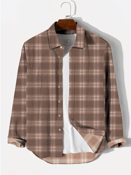 

Shirt Collar Shirts & Tops, As picture, Men's shirts