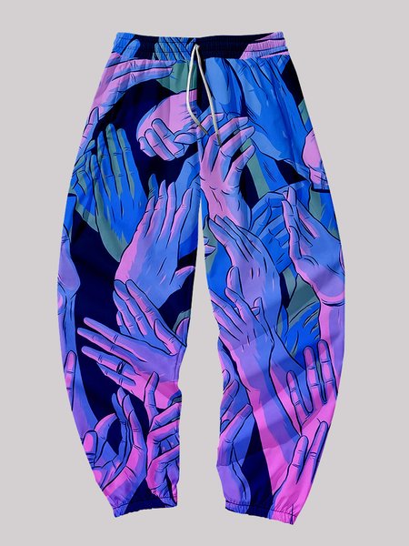 

Ghost Cotton-Blend Casual Pants, Blue, Pants