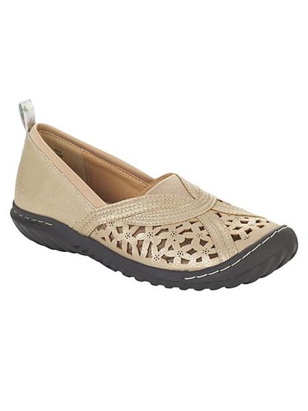 

Hollow Comfortable Shoes, Golden, Flats & Loafers