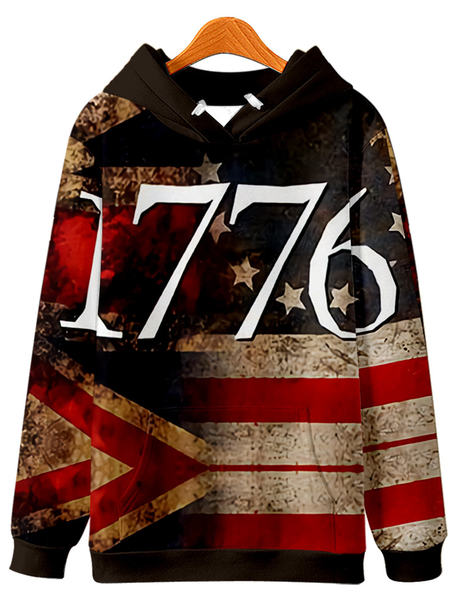 

Printed hooded sweater men's thread autumn and winter sweater, Color1, Hoodies&Sweatshirts