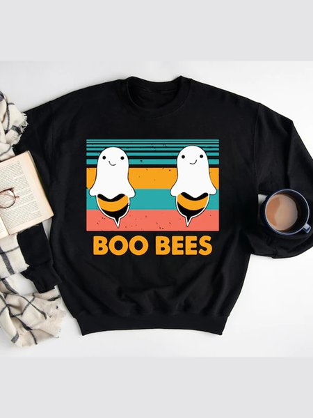 

Halloween Boo Bees Long Sleeve Sweatshirt, Black, Hoodies&Sweatshirts