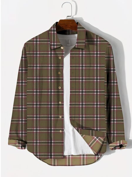 

Cotton Casual Shirts & Tops, As picture, Men's shirts