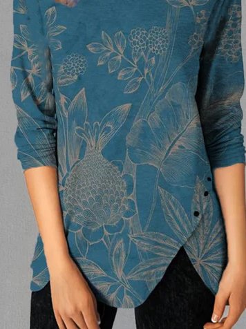 

Crew Neck Work Shirts & Tops, As picture, Tees & T-shirts