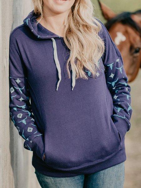 

Casual Sweatshirt, Blue, Hoodies&Sweatshirts