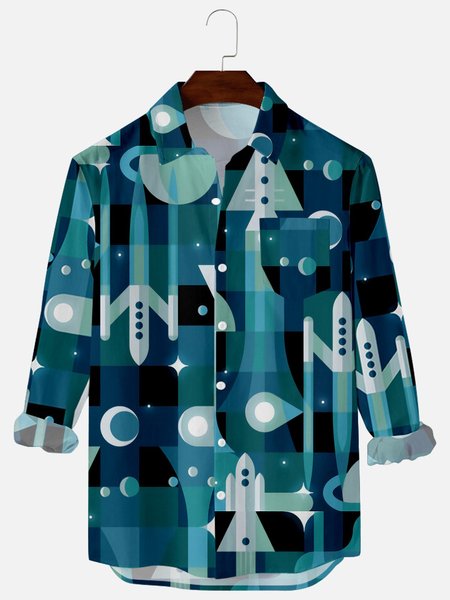 

Casual Shirt Collar Shirts & Tops, Blue, Men's shirts