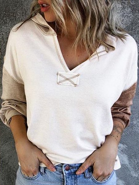 

Casual Cotton-Blend Long Sleeve Sweatshirts, Multicolor, Hoodies & Sweatshirts