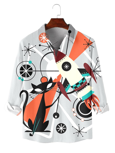 

Casual Shirts & Tops, As picture, Men's Top
