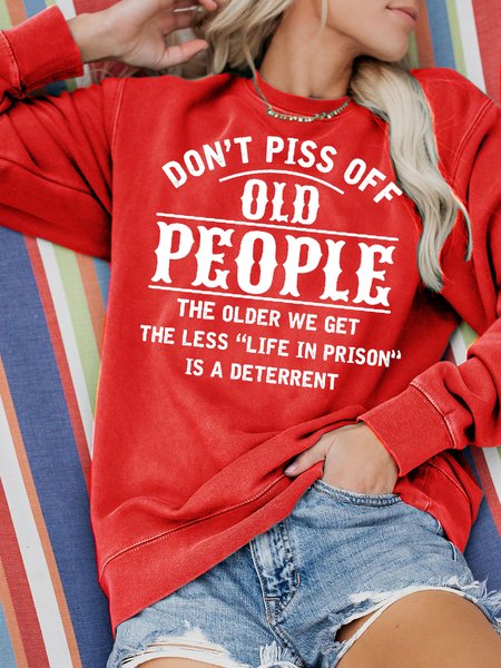 

Don't Piss Off Old People Sweatshirt, Red, Hoodies&Sweatshirts