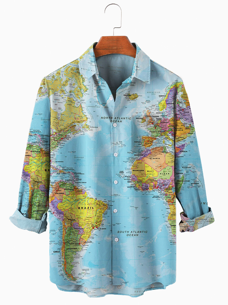 

Casual Shirts & Tops, Blue, Men's Floral shirt