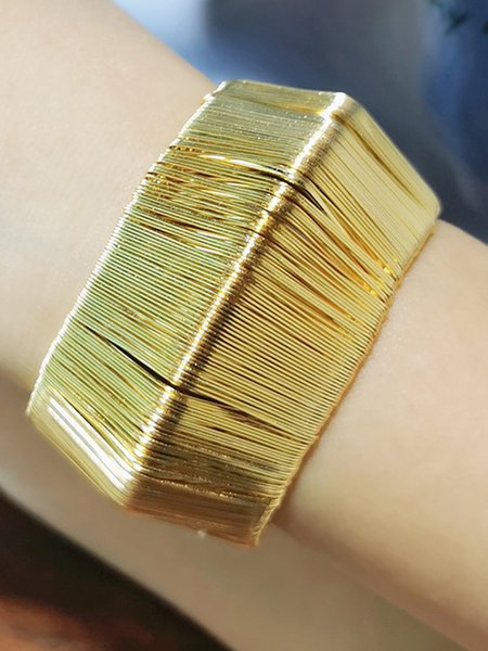 

Hollow Metal Alloy Bracelet, As picture, Bracelets
