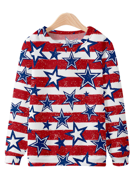 

Star casual loose men's round neck sweater, Color, Hoodies&Sweatshirts