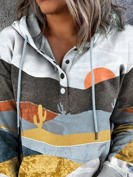 

Casual Long Sleeve Sweatshirt, Multicolor, Hoodies & Sweatshirts