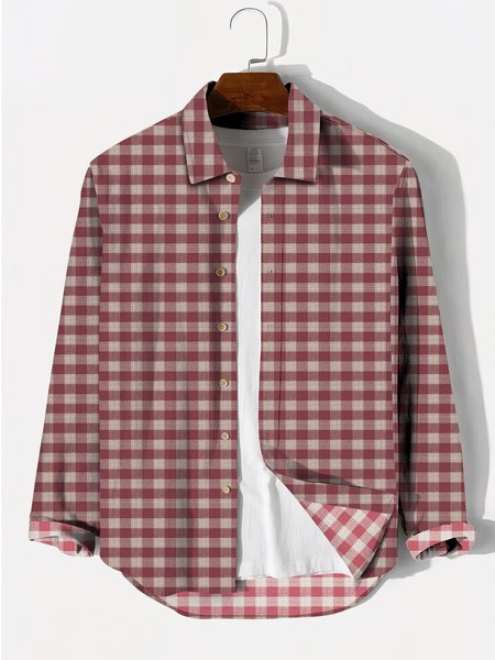 

Casual Shirt Collar Shirts & Tops, Red, Men's Floral shirt