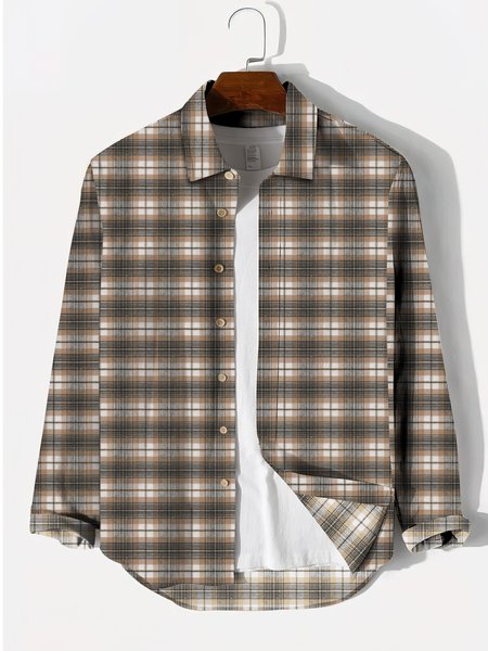 

Plaid Shirts & Tops, Khaki, Men's Floral shirt