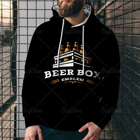 

Men's Casual Cotton-Blend Long Sleeve Hoodies, Color3, Hoodies