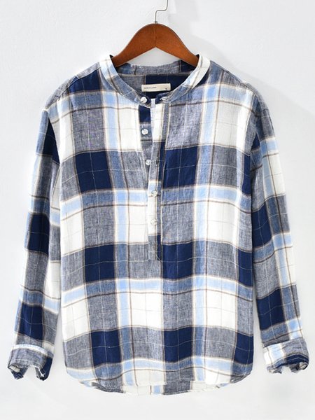 

Shirt Collar Shirts, Blue, Men's Floral shirt