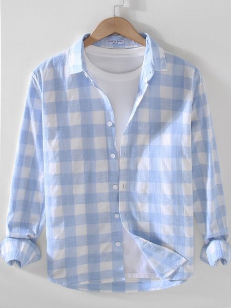 

Shirt Collar Shirts & Tops, Blue, Men's Floral shirt