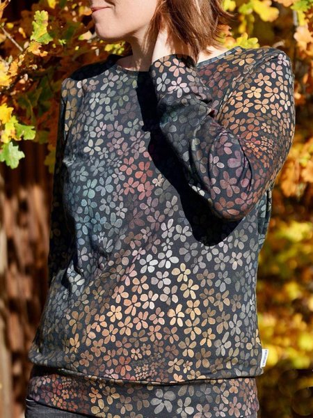 

Long Sleeve Floral Floral-Print Sweatshirt, Multicolor, Hoodies & Sweatshirts