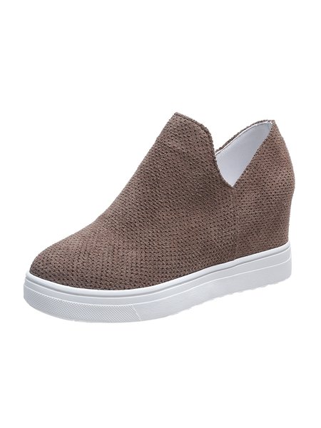 

Casual Simple Platform Shoes, Coffee, Athletic & Casual Shoes