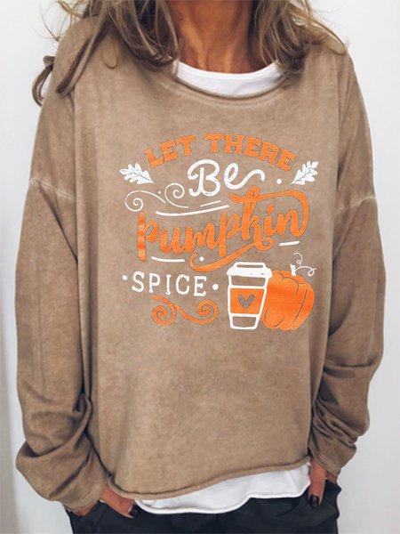 

Let there be Pumpkin Spice Sweatshirt, Khaki, Hoodies&Sweatshirts