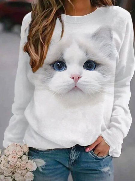 

Maniche Lunghe Animale A, Bianco, Hoodies & Sweatshirts