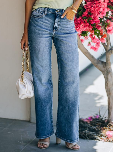 

Denim Vintage Pants, Blue, Pants