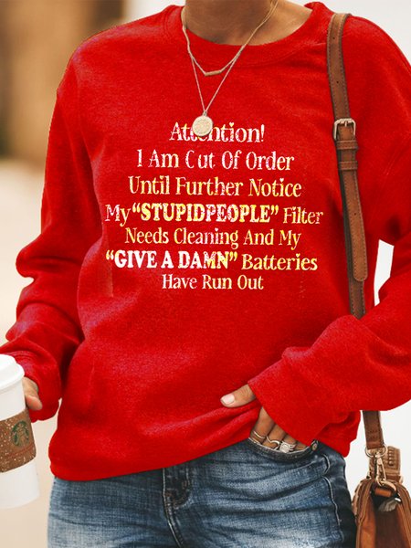 

Casual Sweatshirt, Red, Hoodies&Sweatshirts