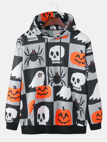 

Hoodie Casual Printed Sweatshirt, Multicolor, Hoodies&Sweatshirts