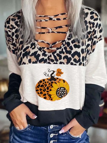 

Shift Printed Long Sleeve Shirts & Tops, As picture, Tees & T-shirts