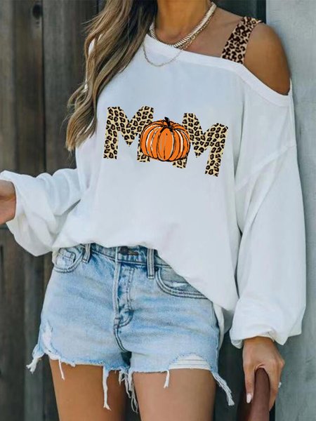 

Long Sleeve Casual Sweatshirt, White, Hoodies & Sweatshirts