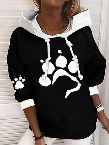 

Hoodie Casual Printed Long Sleeve Sweatshirt, As picture, Hoodies & Sweatshirts