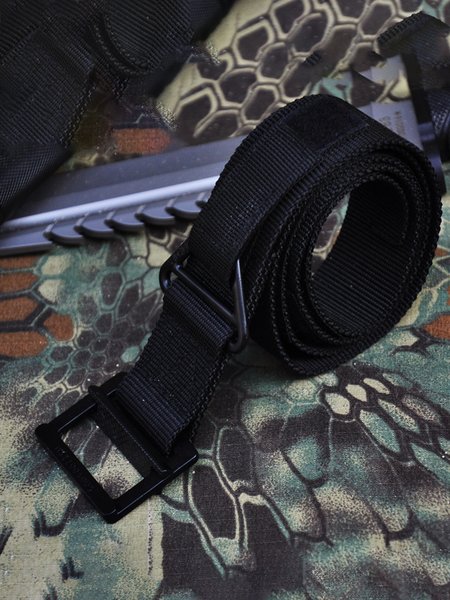 

Outdoor Woven Belt, Black, Men Other Acc