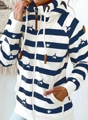 

Outdoor Long Sleeve Printed Shift Sweatshirts, Navyblue, Sweatshirts & Hoodies