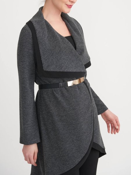 

Long Sleeve Shawl Collar Casual Blazer, Deep gray, Blazers