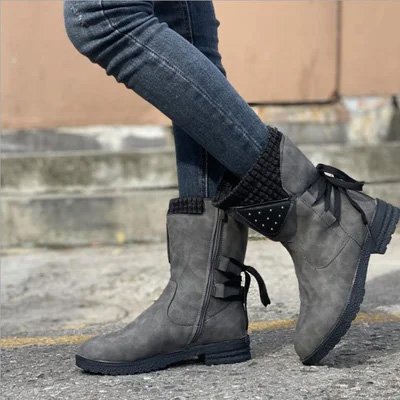 

Inverno Quotidiano Stivali, Grigio, Boots