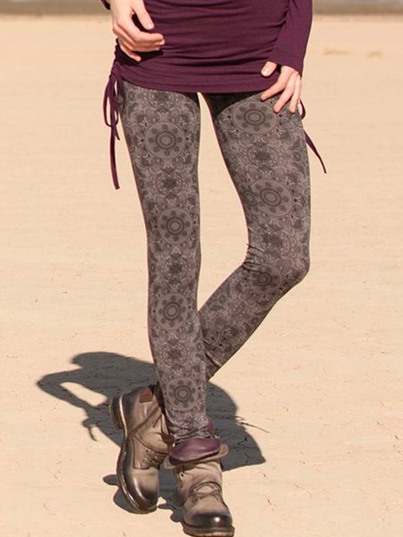 

Casuale Misto Cotone Pantaloni, Come immagine, Leggings