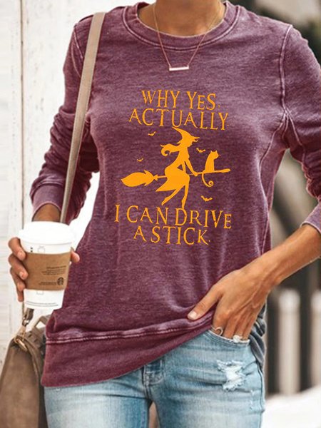 

Yes I Can Drive Stick Sweatshirt, Purple, Hoodies&Sweatshirts