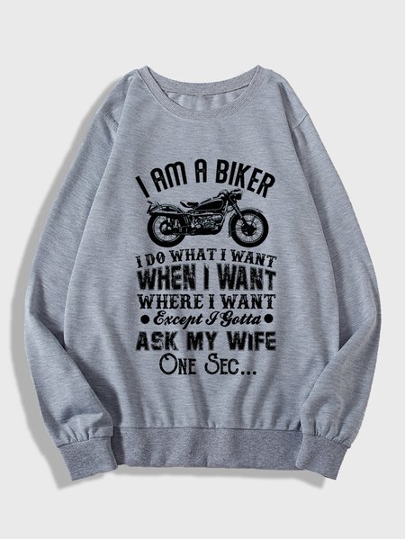 

I Do What I Want When I Want Where I Want Except I Gotta Ask My Wife Men’s Pullover, Gray, Hoodies&Sweatshirts