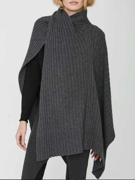 

Shift Solid Elegant Sweater, Deep gray, Pullovers