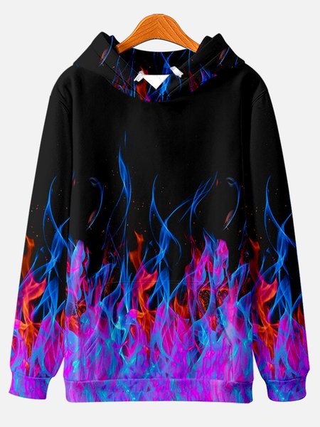 

Printed hooded sweater men's thread autumn and winter Sweatshirt, Color1, Hoodies&Sweatshirts