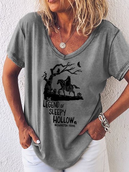 

THE LEGEND OF SLEEPY HOLLOW Tee, Gray, T-shirts