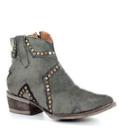 

Tacco Gattino Primavera/Autunno Pelle Stivali, Grigio, Boots