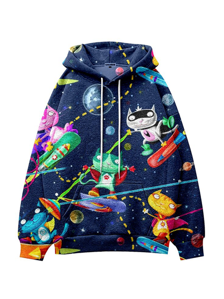 

Printed Vintage Sweatshirt, As picture, Hoodies&Sweatshirts