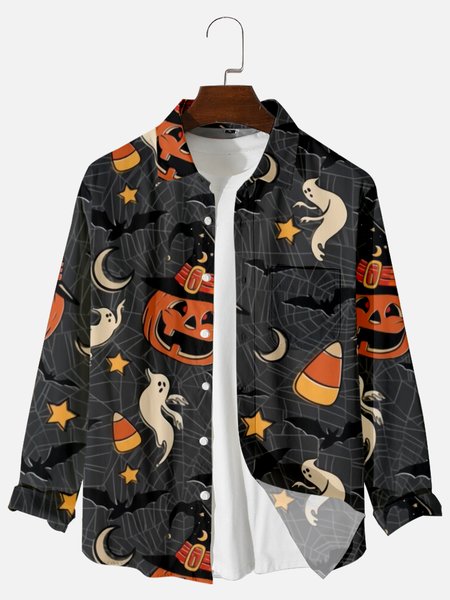 

Classic Pockets Shirts & Tops, Black, Men's shirts