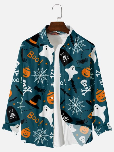 

Halloween Shirts & Tops, Blue, Men's shirts