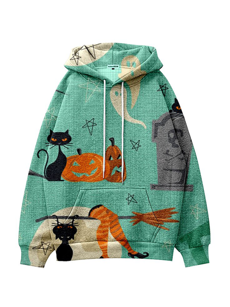 

Halloween Vintage Sweatshirt, As picture, Hoodies&Sweatshirts