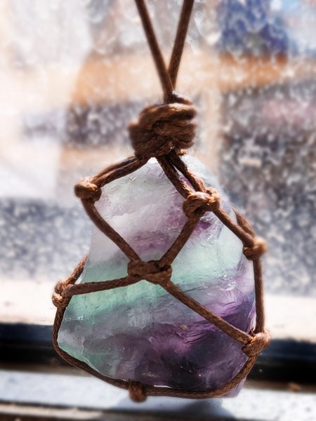 

Vintage Casuale Fluorite a maglia Maglione Catena, Come immagine, Accessories