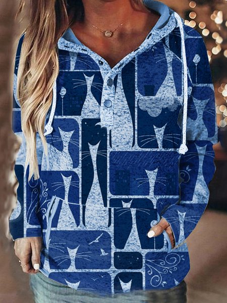 

Long Sleeve Work Sweatshirt, As picture, Hoodies & Sweatshirts