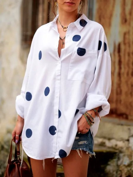 

Shirt Collar Work Shirts & Tops, White, Shirts & Blouses