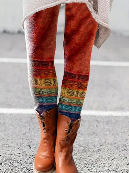 

Casuale Stampato Pantaloni, Leggings